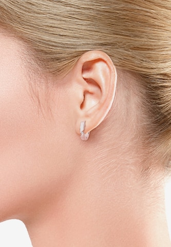 Elli DIAMONDS Earrings 'Funkelnd' in Gold: front