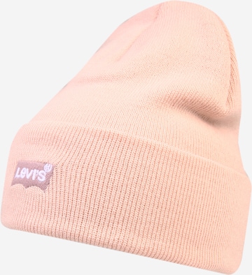 LEVI'S ® Beanie 'Tonal Batwing' in Pink: front