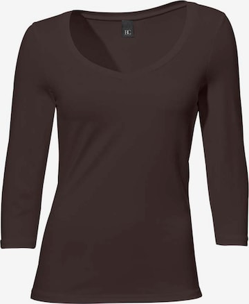 T-shirt heine en marron : devant