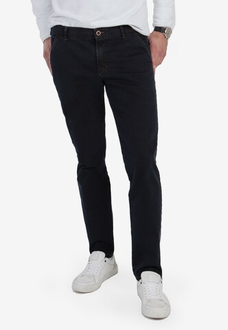 CLUB OF COMFORT Slimfit Jeans 'Garvey' in Blauw: voorkant