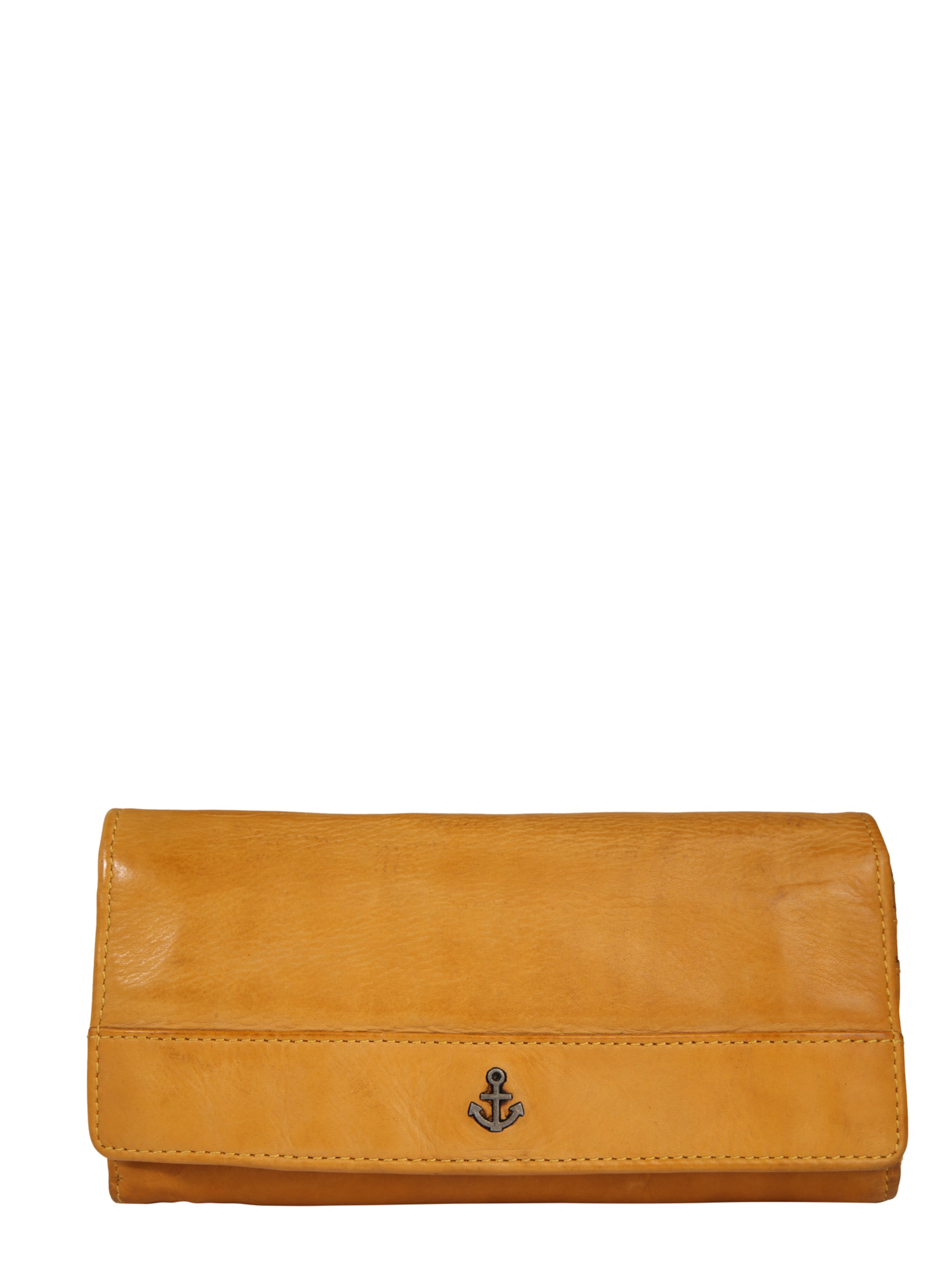 Portamonete 'Marina' di Harbour 2nd in giallo: frontale