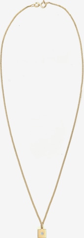 Elli DIAMONDS Necklace 'Viereck' in Gold: front