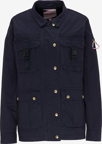 MYMO Between-Season Jacket in Blue: front