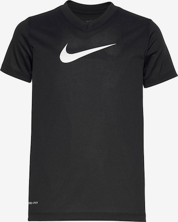 Tricou funcțional de la NIKE pe negru: față