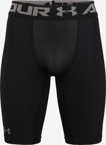 UNDER ARMOUR Skinny Shorts in Schwarz: predná strana