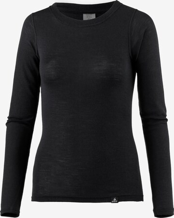 OCK Langarmshirt in Schwarz: predná strana