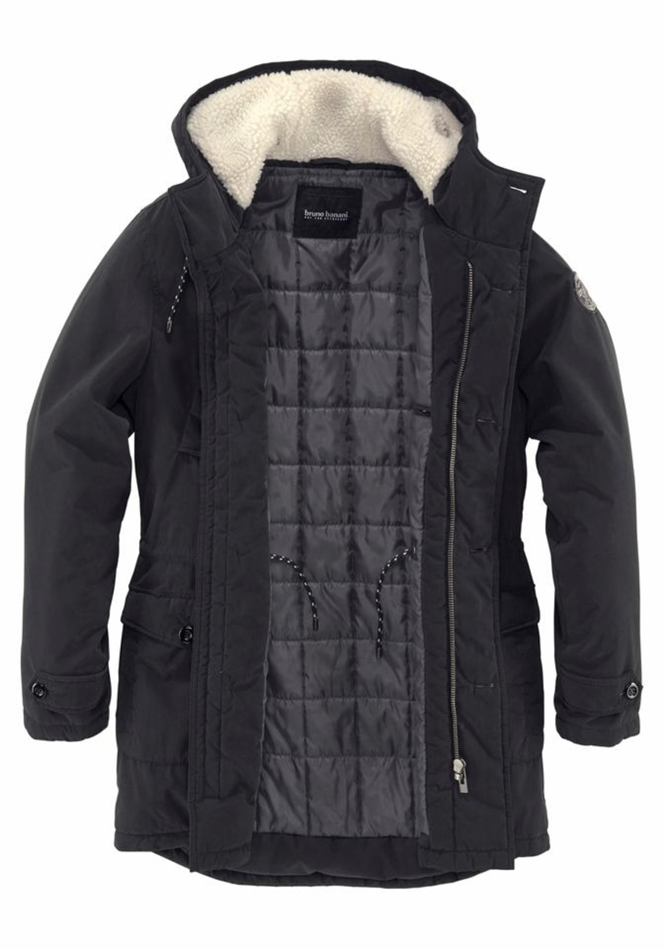 Bruno Banani Winter Parka in Black