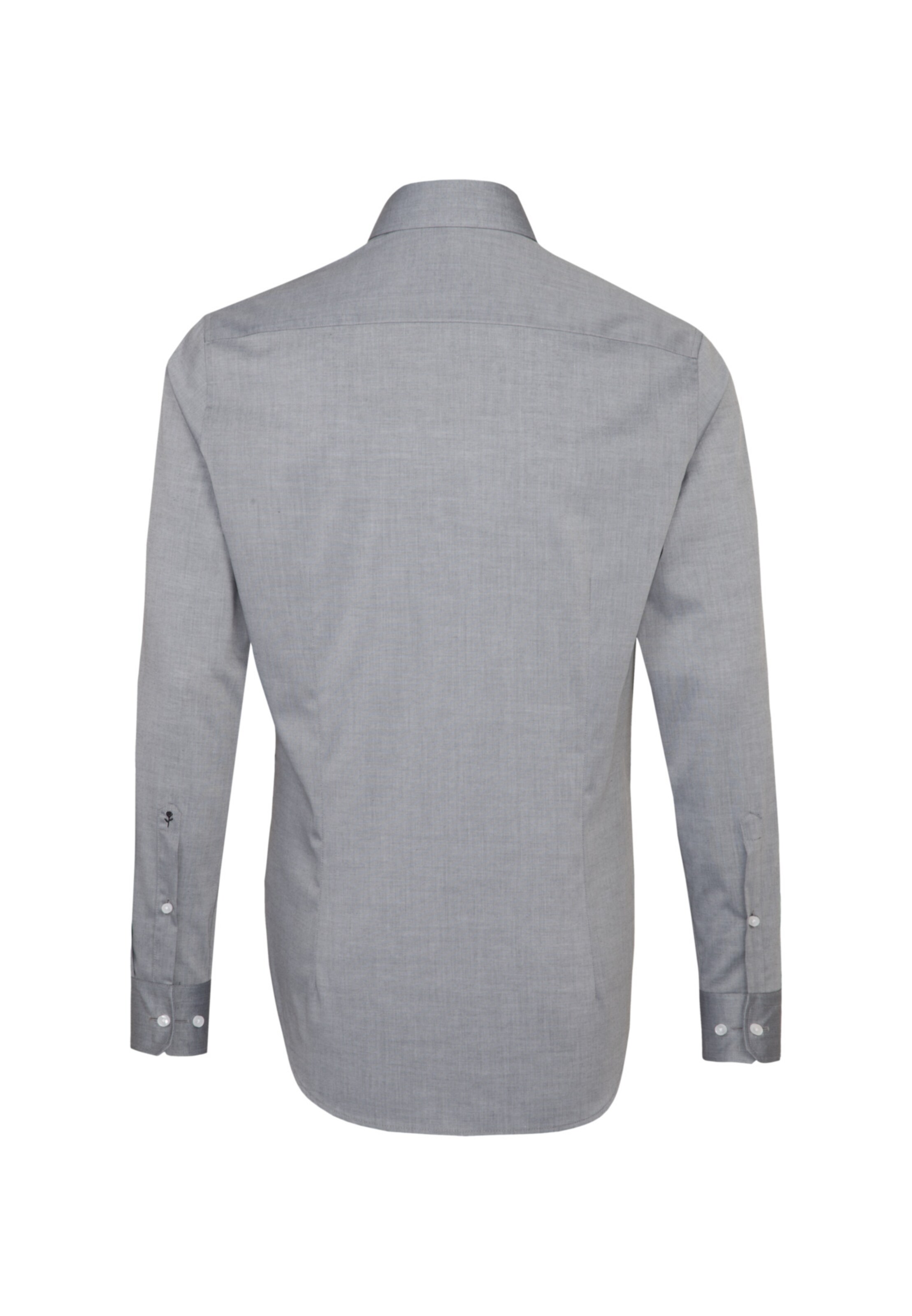 SEIDENSTICKER Slim Fit Hemd in Grau