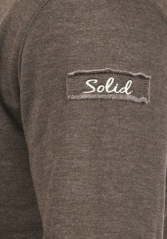 !Solid - Sweatshirt 'Trip' em castanho