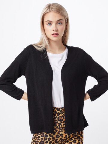 Cardigan QS en noir : devant