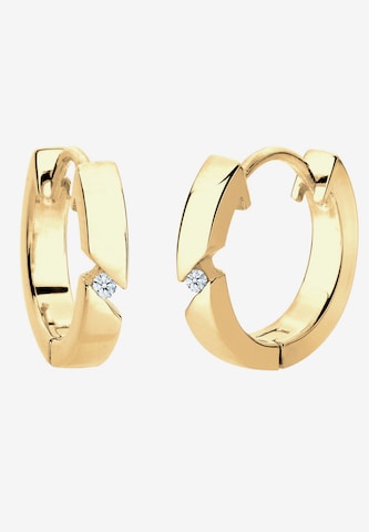 Elli DIAMONDS Ohrringe 'Funkelnd' in Gold