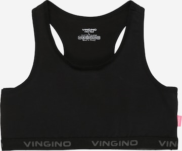 VINGINO Bra 'Racer Girls' in Black: front