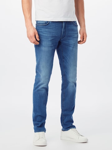 Regular Jeans 'Chuck' de la BRAX pe albastru: față