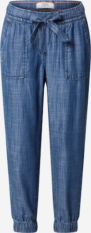 CECIL Tapered Broek in Blauw: voorkant