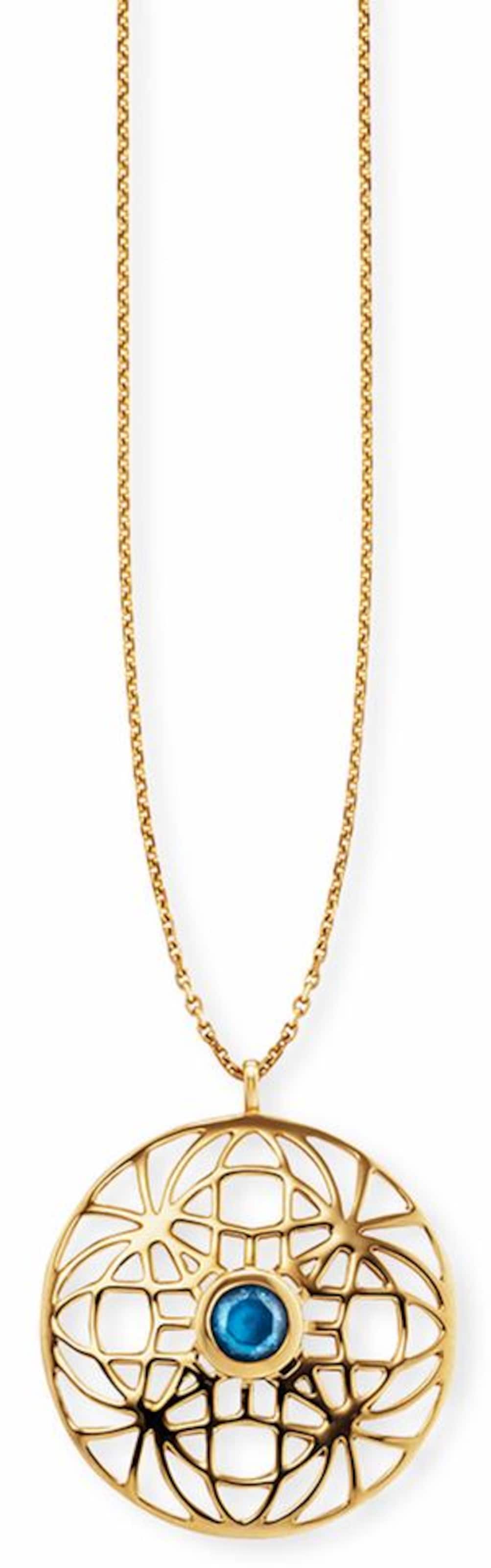 Chaîne 'Marocco Nights' caï en or : devant