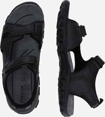 GEOX Trekingové sandály 'Strada' – černá