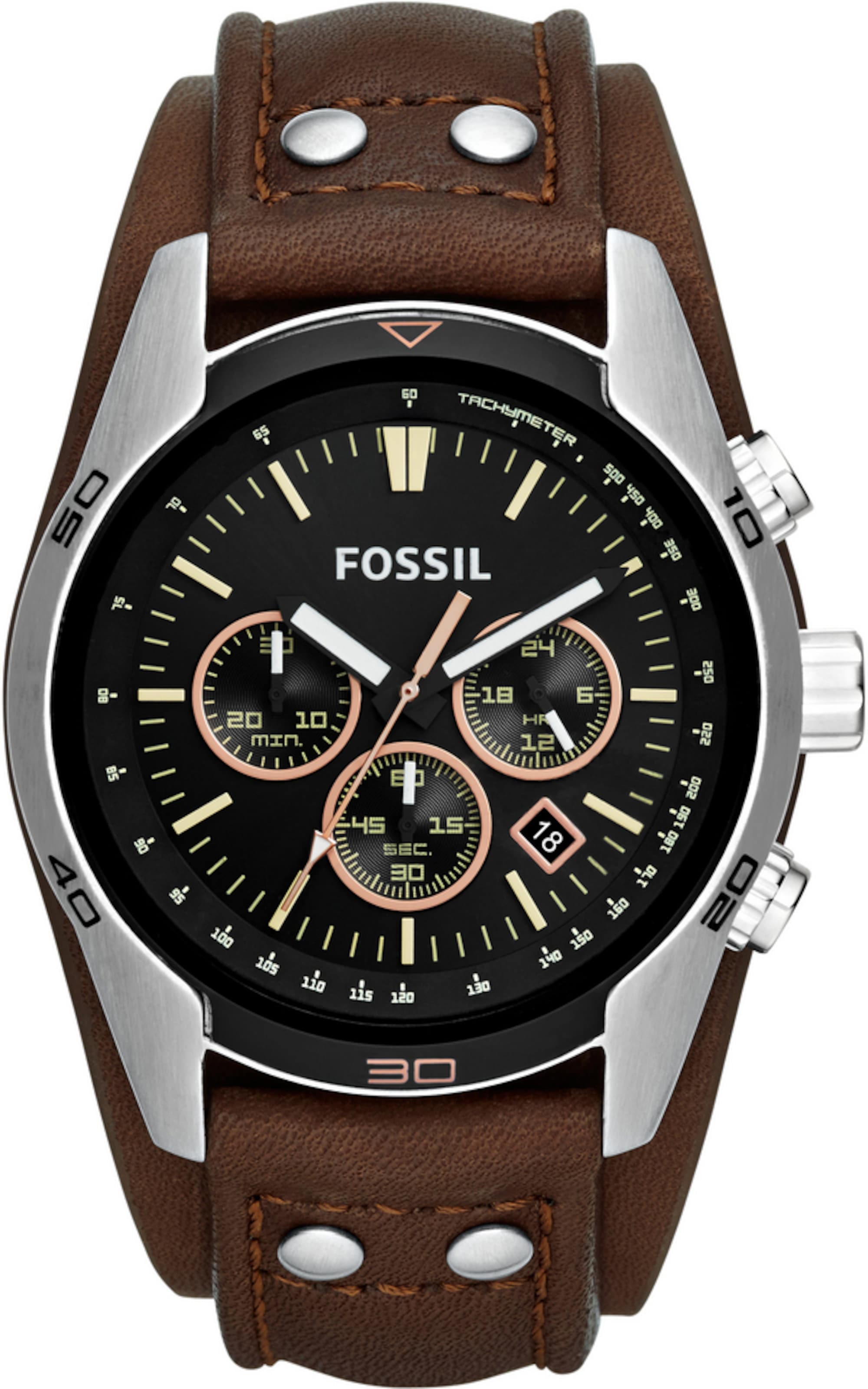 FOSSIL Uhr 'COACHMAN CH2891' in Braun: Vorderseite