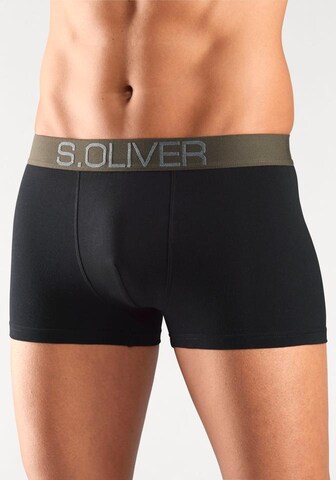 s.Oliver Bodywear (4 Stück), mit kontrastfarbenem Webbund in Schwarz