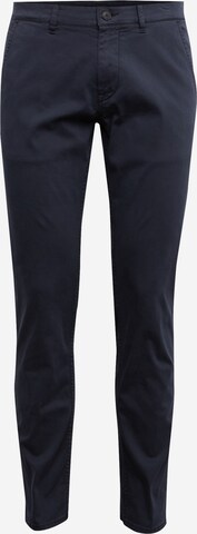 BOSS Chino Pants in Blue: front