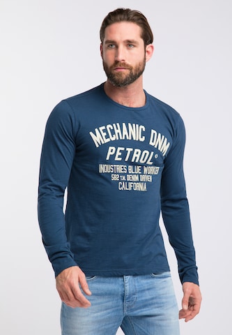 Sandales Petrol Industries en bleu : devant