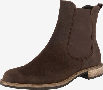 ECCO Chelsea boots in Bruin: voorkant