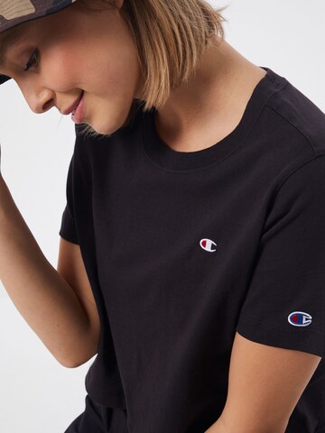 Champion Reverse Weave Shirt in Schwarz