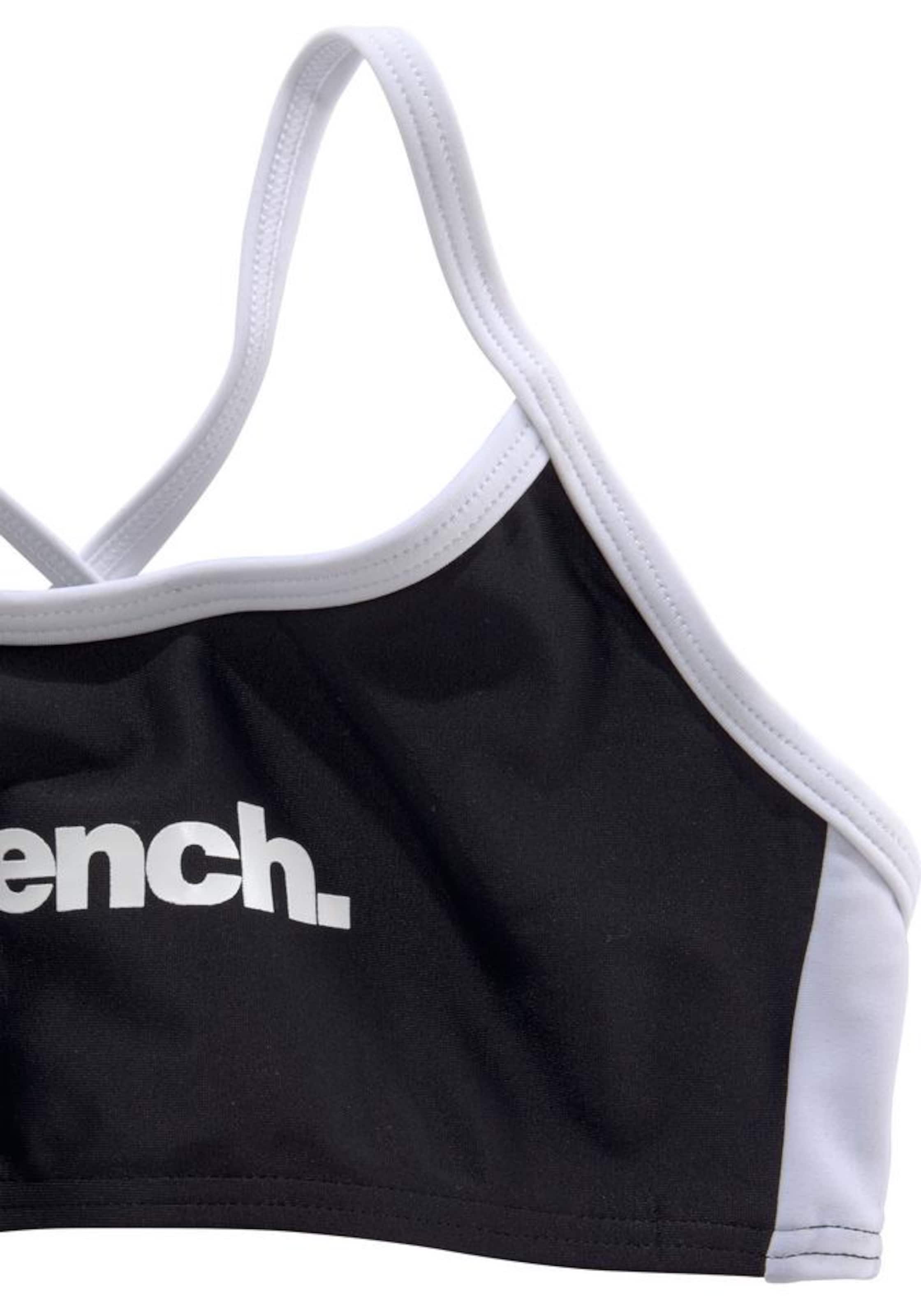 BENCH Bustier Bikini i sort