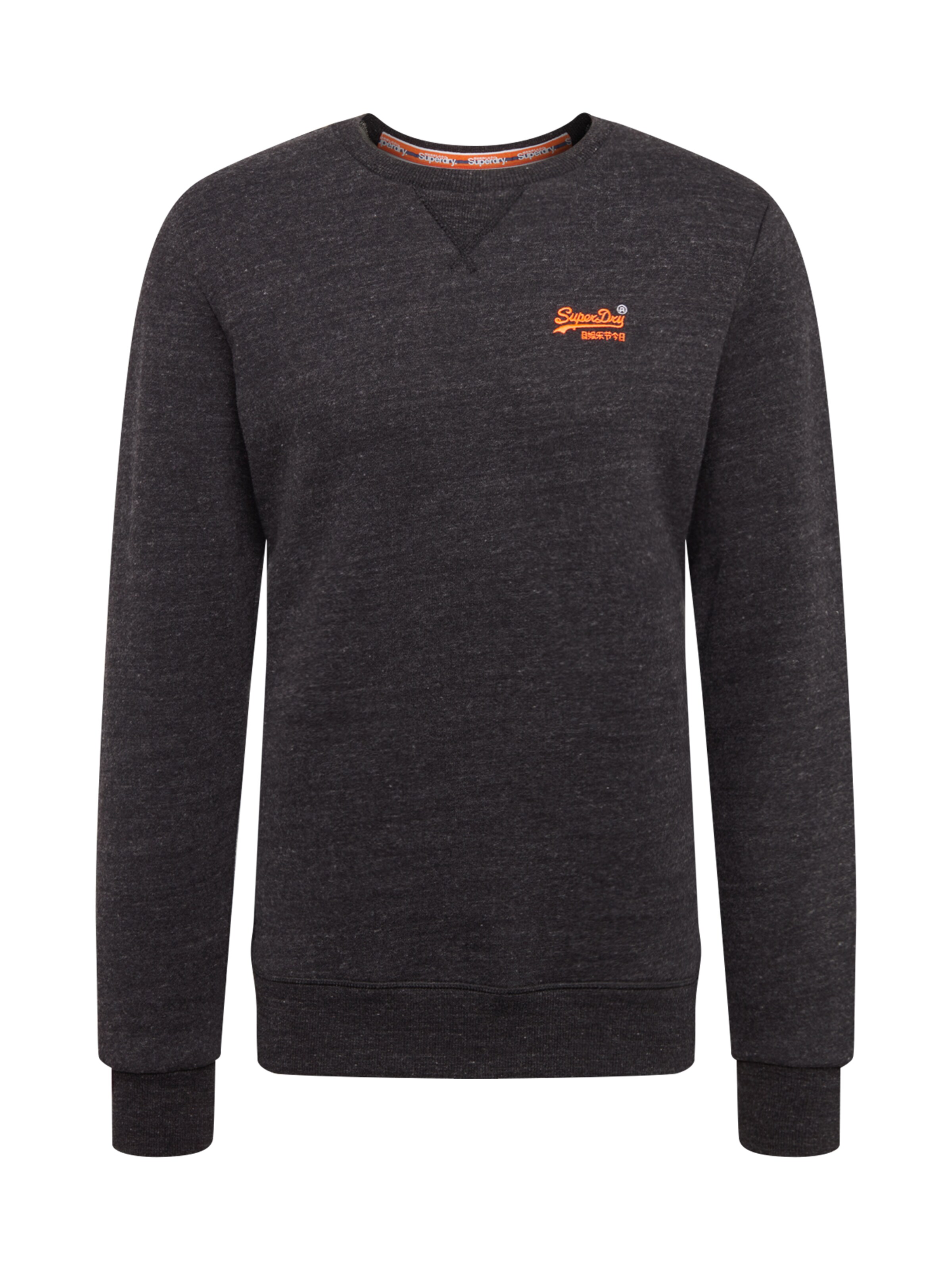 Superdry - Sweatshirt 'ORANGE' in de kleur Zwart