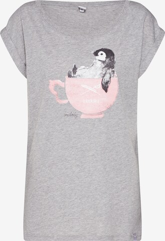 Iriedaily T-Shirt 'Pingulax' in Grau: predná strana