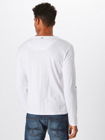 Key Largo - Regular Fit Camisa 'MLS00038' em branco: atrás