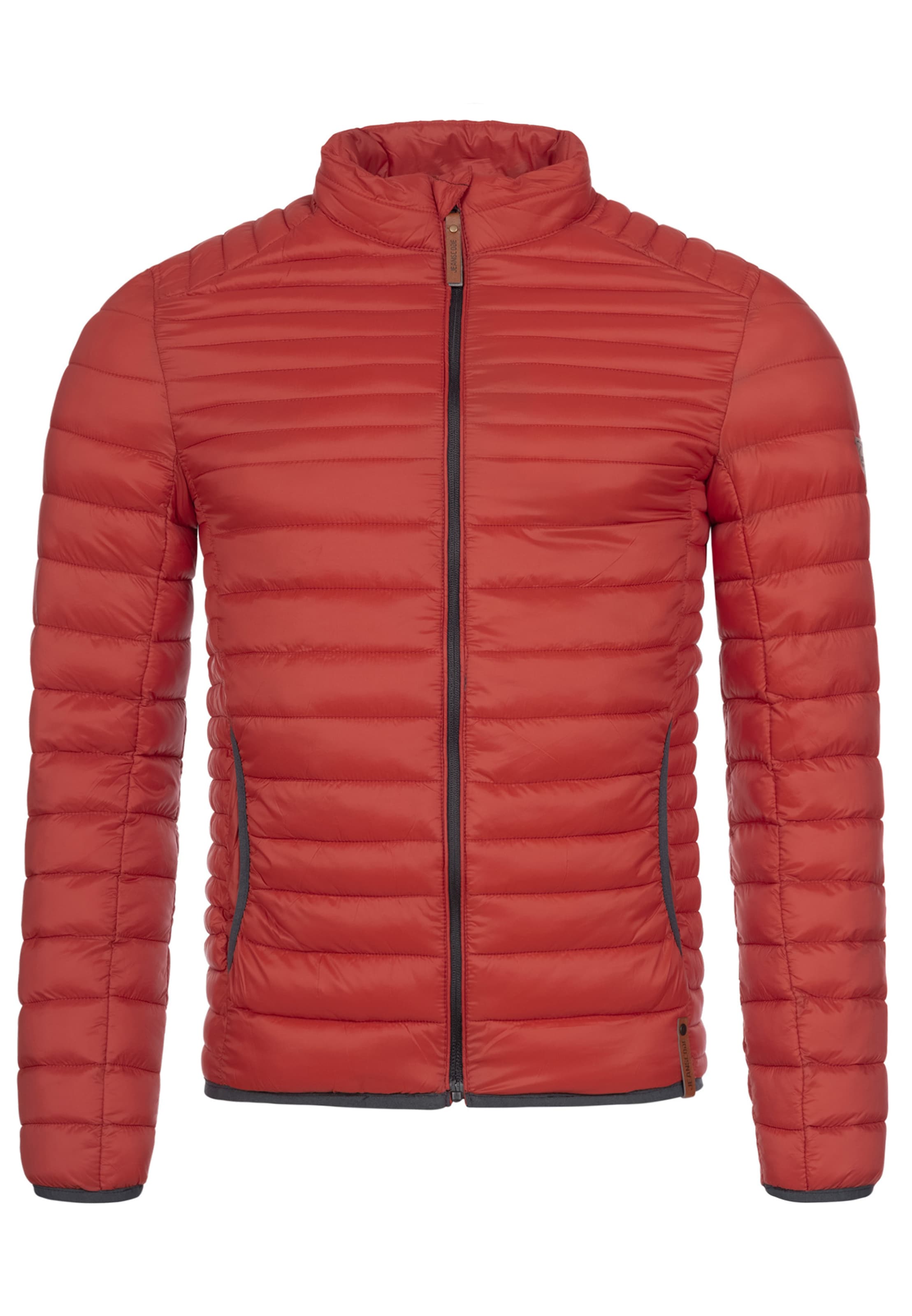 INDICODE JEANS Between-season jacket 'Islington' in Red: front