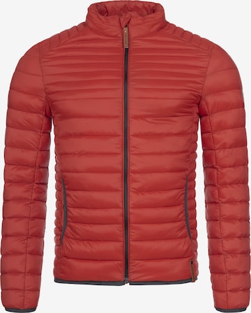 INDICODE JEANS Between-Season Jacket 'Islington' in Red: front