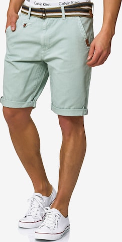 INDICODE JEANS Regular Shorts 'Cuba' in Blau: predná strana