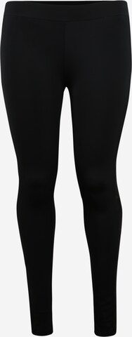 Urban Classics Skinny Leggings in Schwarz: predná strana