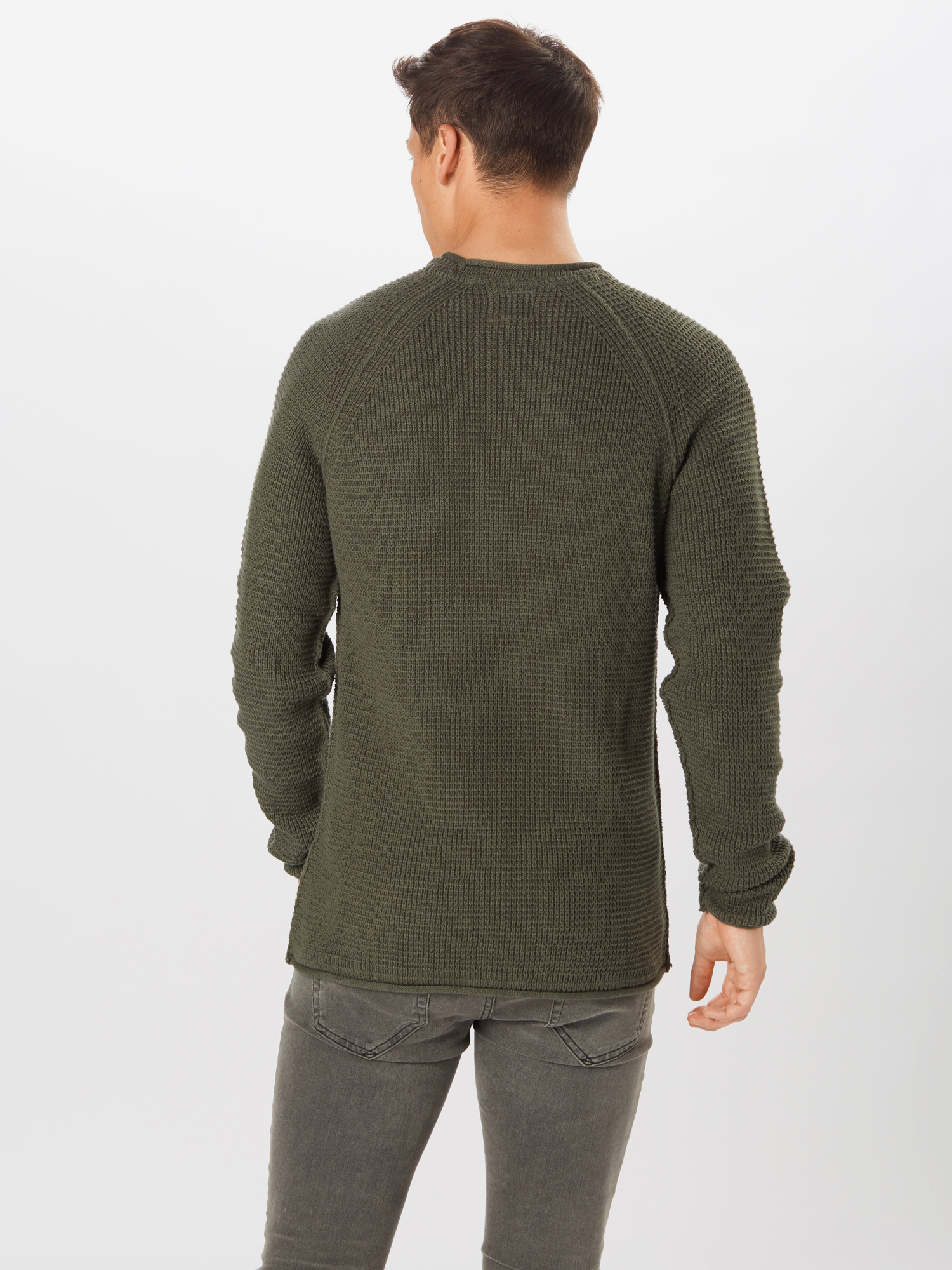 Swetry & kardigany uSme2 Redefined Rebel Sweter Harden w kolorze Ciemnozielonym 