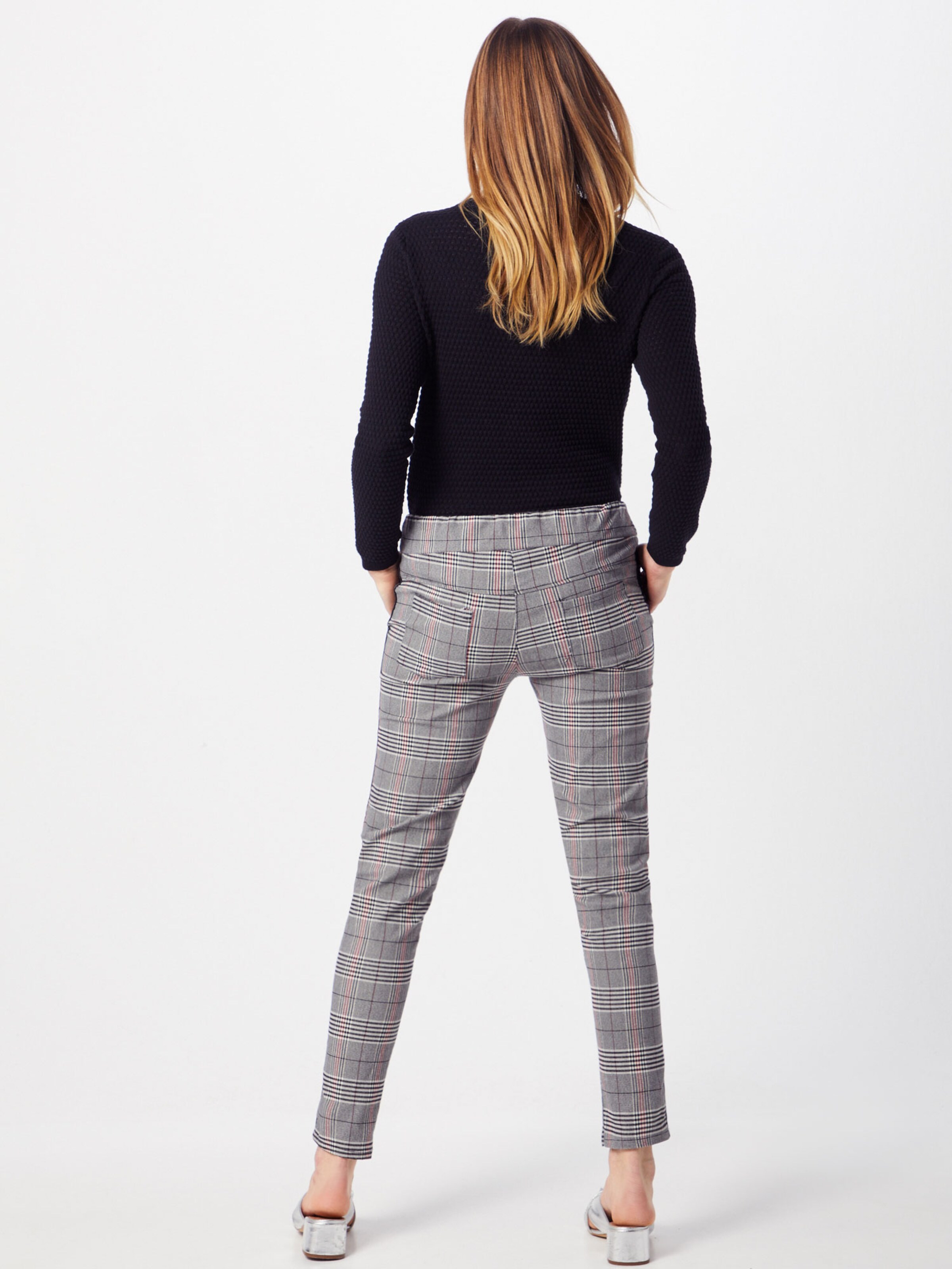 szürke Zwillingsherz Nadrág 'Glencheck': Hátulnézet