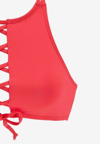 BENCH Bustier Bikinitop 'Perfect' in Rood