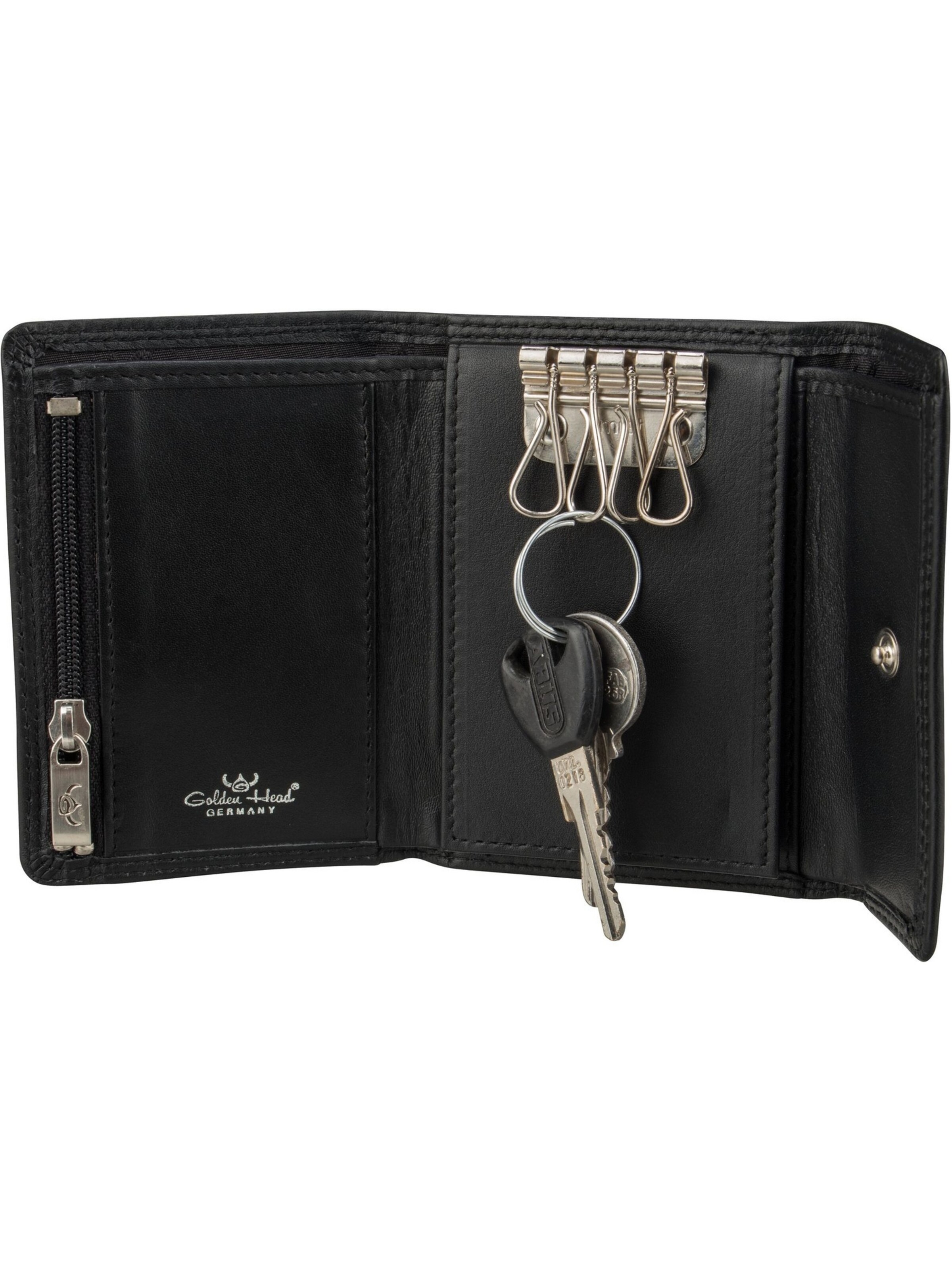 Portachiavi 'Polo' di GOLDEN HEAD in nero