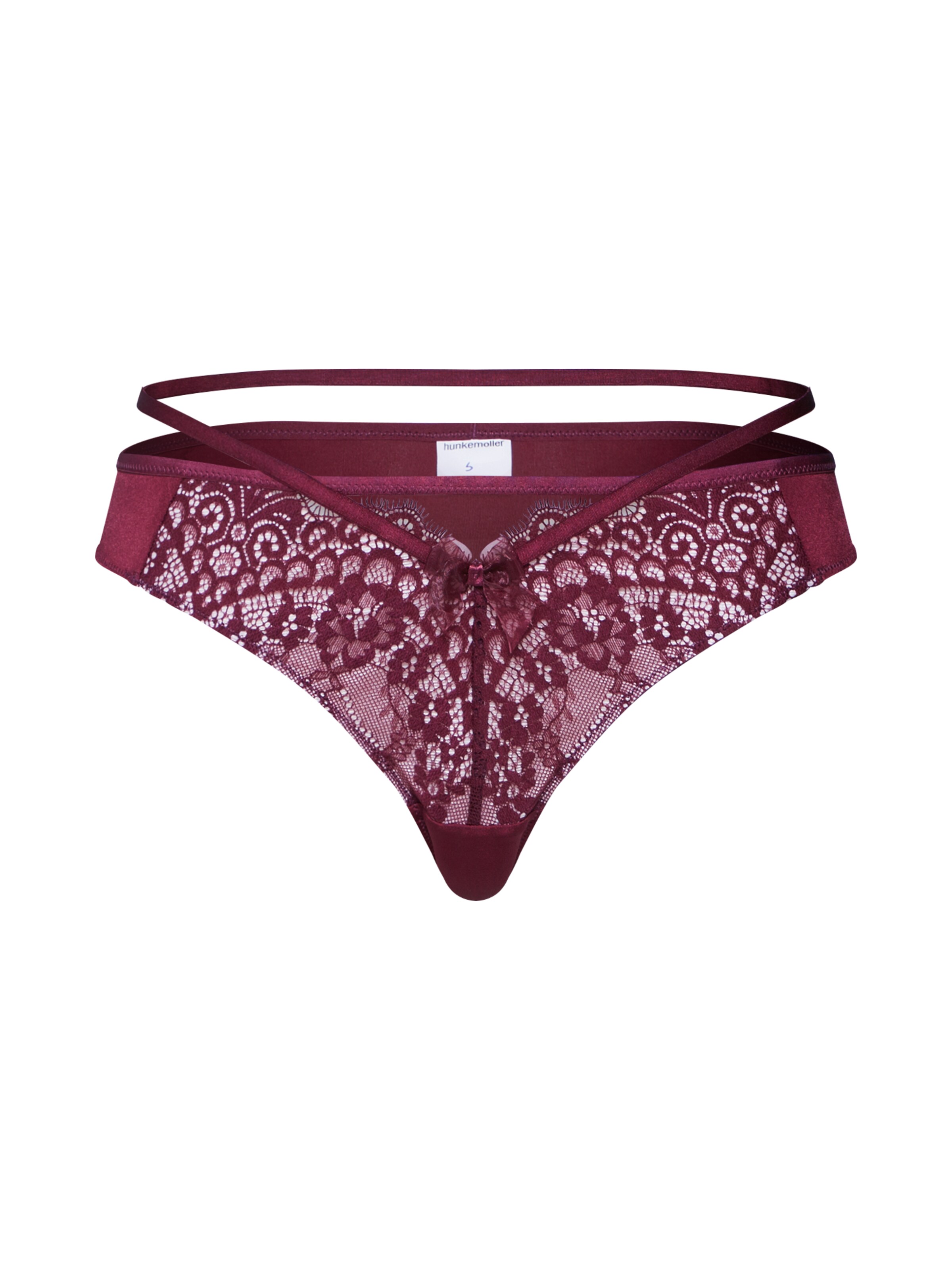 Hunkemöller - String 'Nola' in de kleur Wijnrood