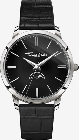 Thomas Sabo Analog Watch 'WA0325-218-203-42 mm' in Black: front