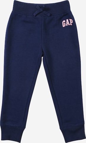 GAP Дънки Tapered Leg Панталон в синьо: отпред