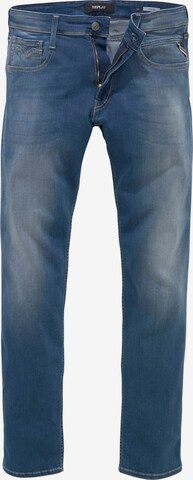 REPLAY Slimfit Jeans 'Anbass' in Blauw: voorkant