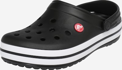 Crocs Pantolette 'Crocband' i svart / vit, Produktvy