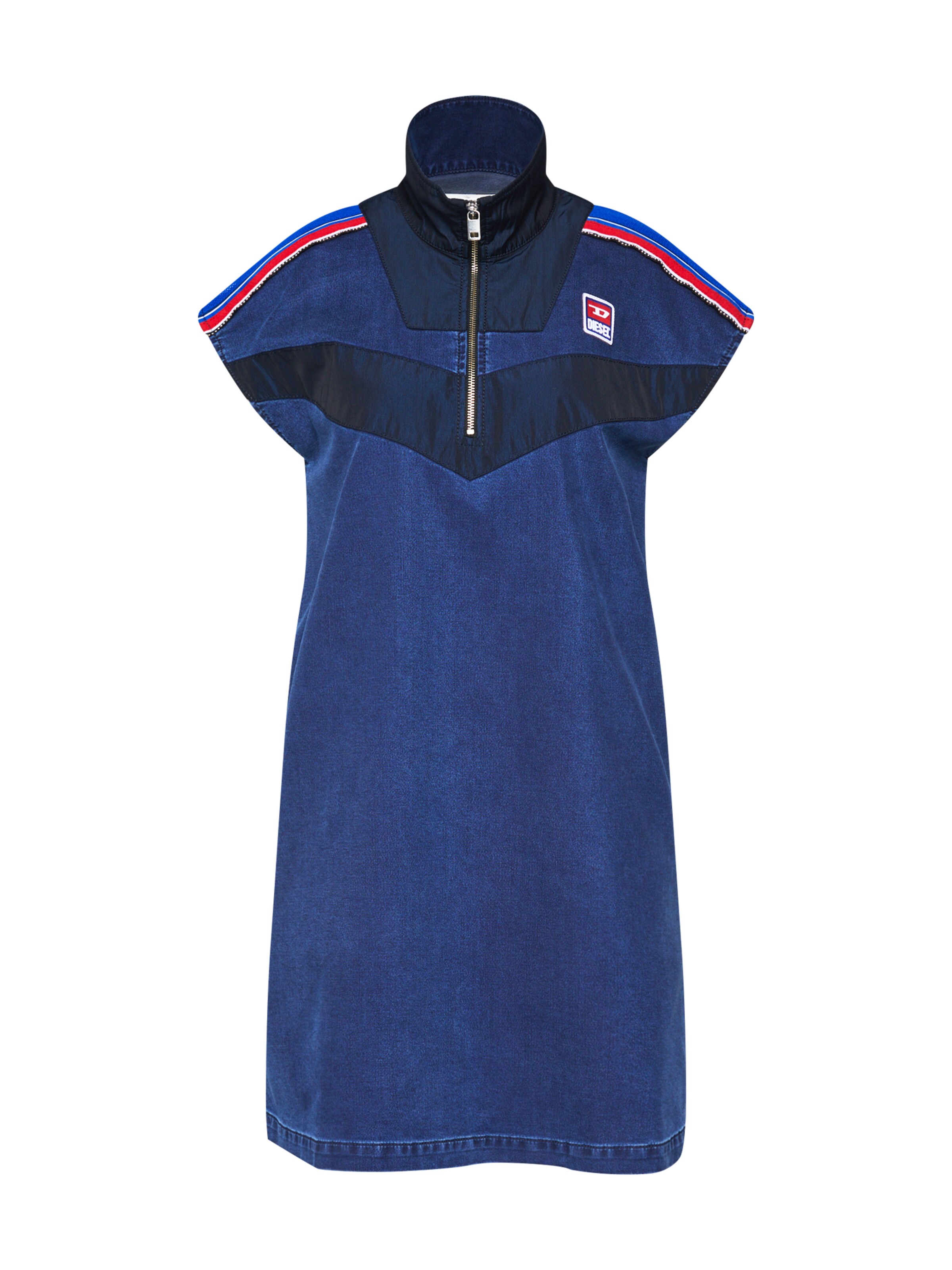 DIESEL - Jurk 'D-EMMIE-NE' in de kleur Blauw denim