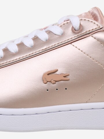 LACOSTE Sneakers laag 'Carnaby Evo' in Roze