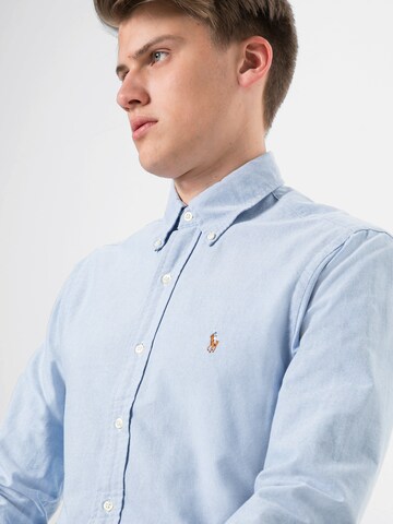 Polo Ralph Lauren Slim fit Overhemd in Blauw