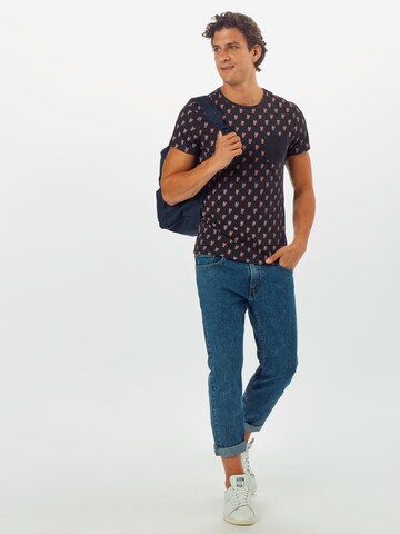Coupe regular T-Shirt BLEND en bleu