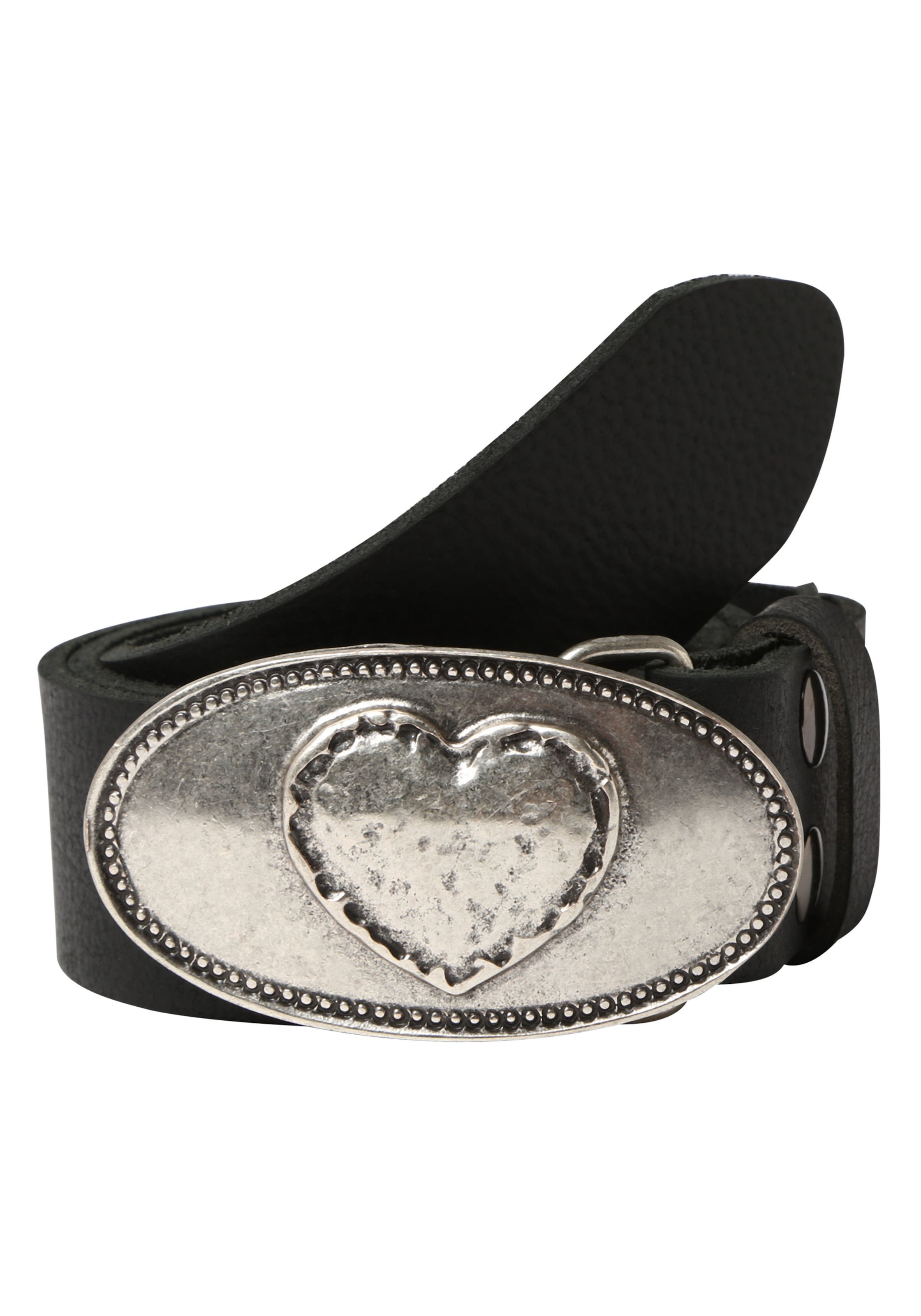 RETTUNGSRING by showroom 019° Gürtel in Schwarz: Vorderseite