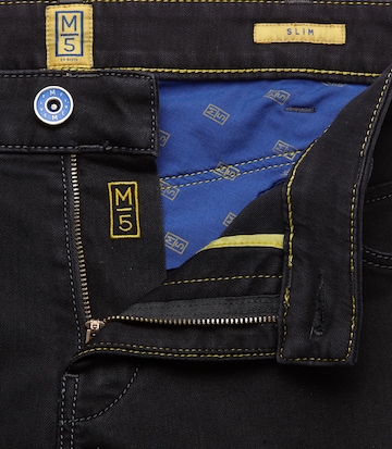 Coupe slim Jean Meyer Hosen en noir
