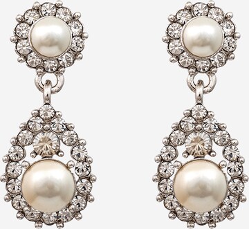 LILY AND ROSE Earrings 'Sofia Pearl' in Silver: front